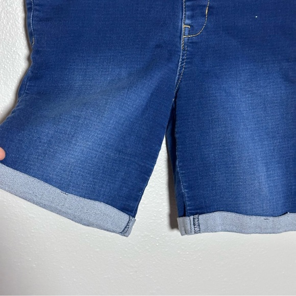 Cat & Jack Kids Girls Denim Blue Shorts Bermuda Super Stretch size L(10/12). - Picture 3 of 7